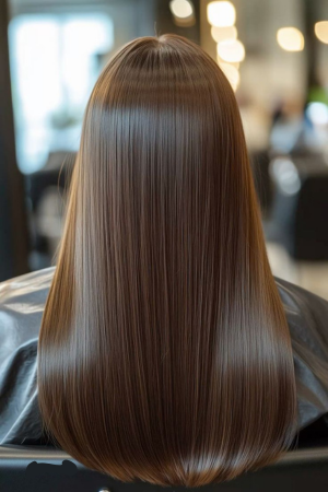 Keratin Smoothing Treatment Service at SRB Makeovers West Delhi