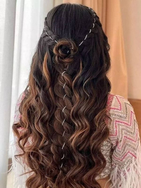 Professional Hair Curling Service at SRB Makeovers West Delhi